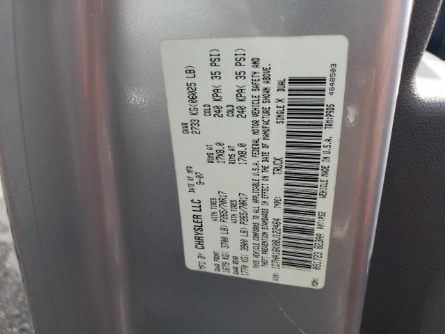 Photo 10 from auction – 2008 DODGE RAM 1500 S with VIN 1D7HA16K08J122464