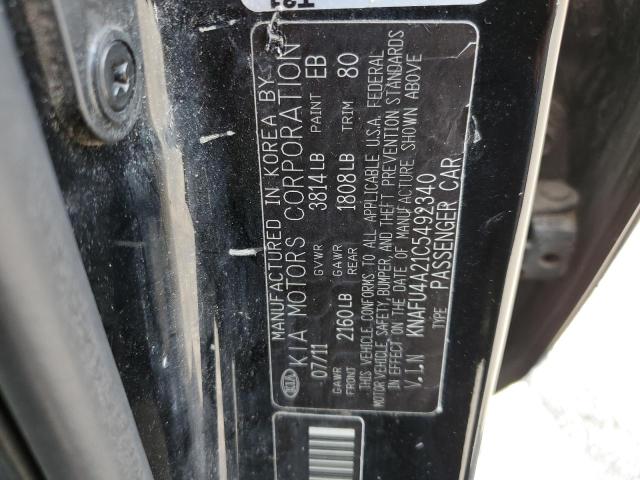 Photo 10 from auction – 2012 KIA FORTE EX with VIN KNAFU4A21C5492340