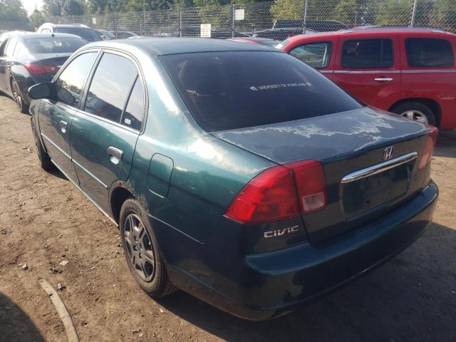 Photo 3 from auction – 2001 HONDA CIVIC LX with VIN 2HGES16511H586053