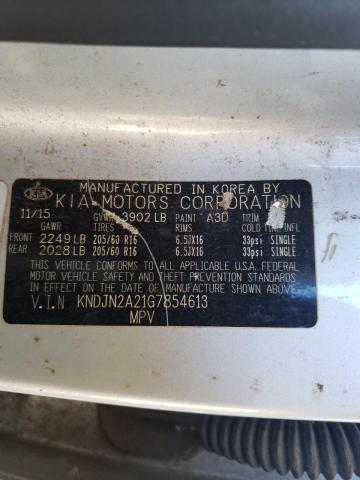 Photo 10 from auction – 2016 KIA SOUL with VIN KNDJN2A21G7854613