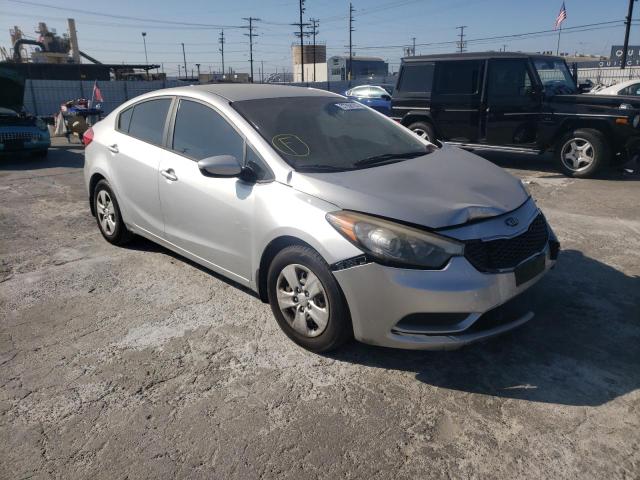 KIA FORTE LX 2014 with VIN KNAFK4A64E5075676 - Photo from auction