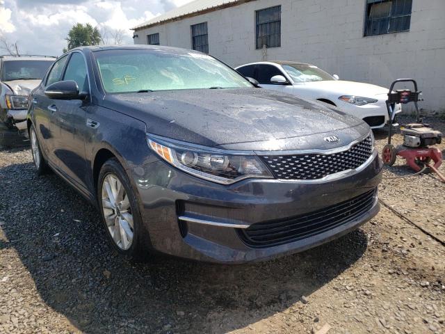 KIA OPTIMA EX 2018 with VIN 5XXGU4L31JG215001 - Photo from auction