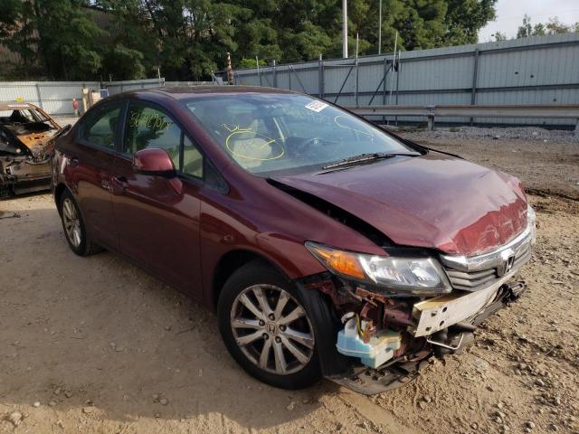 HONDA CIVIC EX 2012 with VIN 2HGFB2F8XCH509012 - Photo from auction