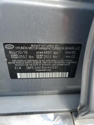 Photo 10 from auction – 2017 HYUNDAI SONATA SPO with VIN 5NPE34AF8HH441607