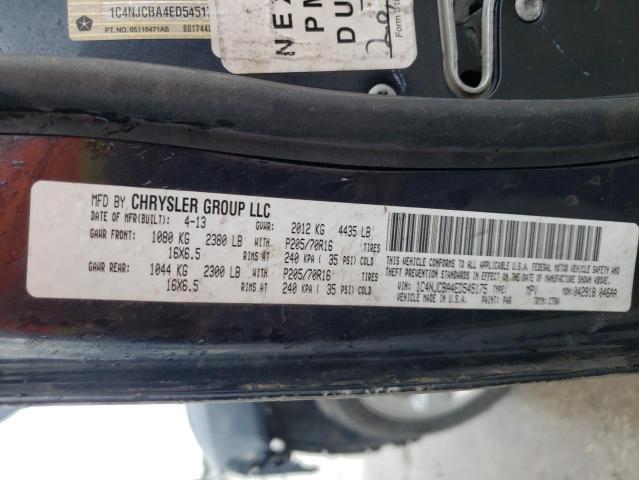Photo 10 from auction – 2014 JEEP COMPASS SP with VIN 1C4NJCBA4ED545175