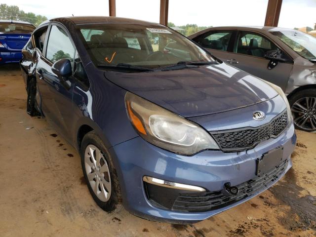 KIA RIO LX 2016 with VIN KNADM4A39G6569875 - Photo from auction