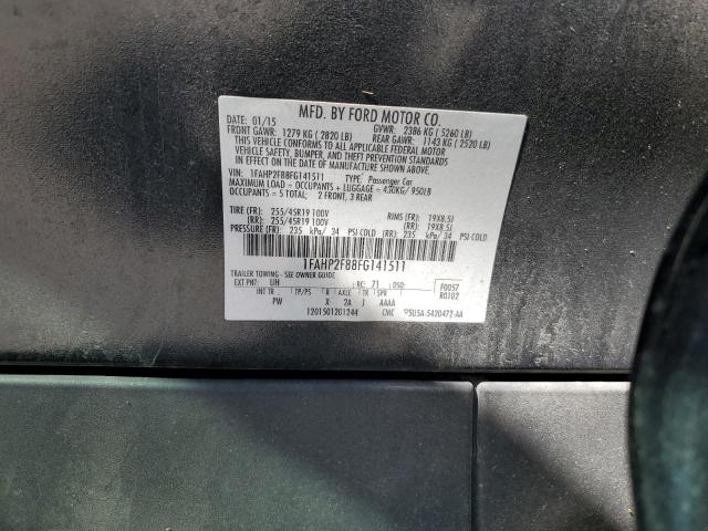 Photo 10 from auction – 2015 FORD TAURUS LIM with VIN 1FAHP2F88FG141511