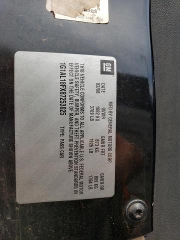 Photo 10 from auction – 2008 CHEVROLET COBALT LT with VIN 1G1AL18FX87253025