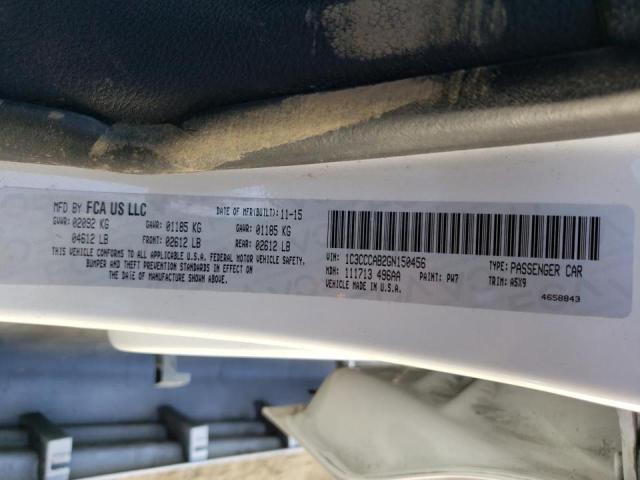Photo 10 from auction – 2016 CHRYSLER 200 LIMITE with VIN 1C3CCCAB2GN150456
