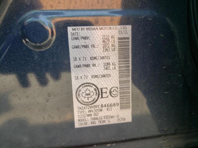 Photo 10 from auction – 2015 NISSAN ROGUE S with VIN 5N1AT2MV9FC846689