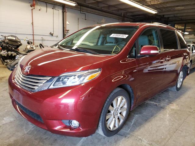 Photo 2 from auction – 2016 TOYOTA SIENNA XLE with VIN 5TDDK3DC6GS131863
