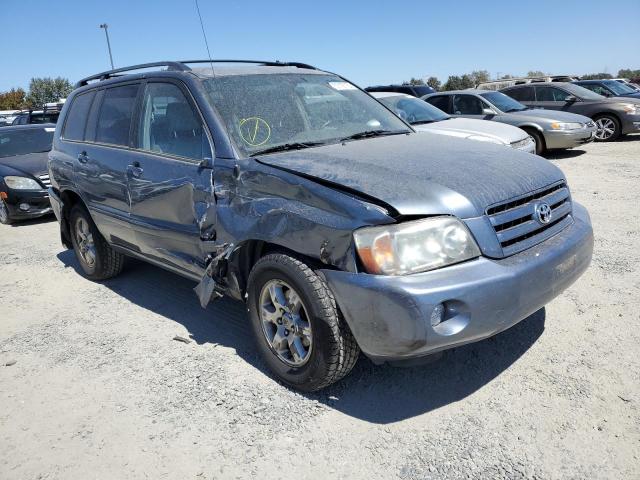 TOYOTA HIGHLANDER 2005 with VIN JTEGP21AX50056091 - Photo from auction