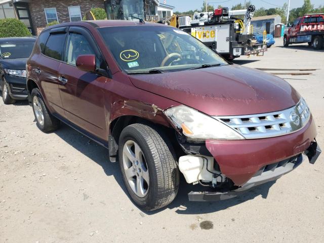 NISSAN MURANO SL 2005 with VIN JN8AZ08TX5W325952 - Photo from auction