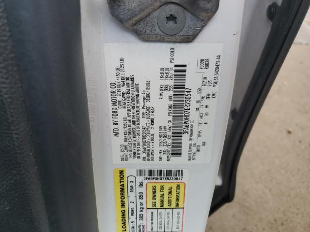 Photo 10 from auction – 2014 FORD FUSION SE with VIN 3FA6P0HD7ER230547