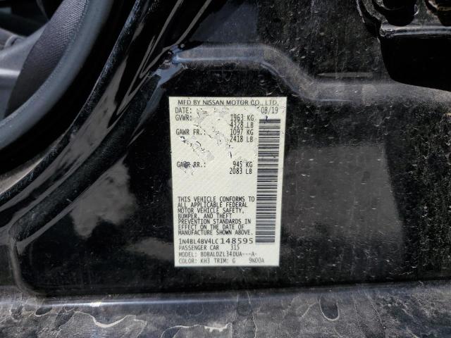 Photo 10 from auction – 2020 NISSAN ALTIMA S with VIN 1N4BL4BV4LC148595