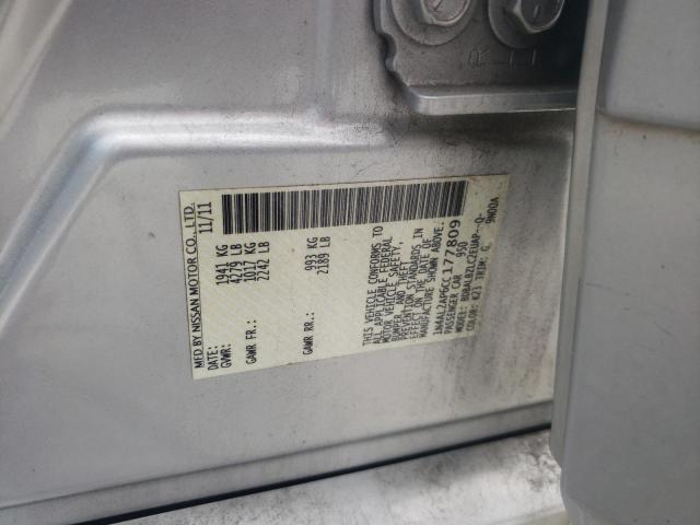 Photo 10 from auction – 2012 NISSAN ALTIMA BAS with VIN 1N4AL2AP6CC177809