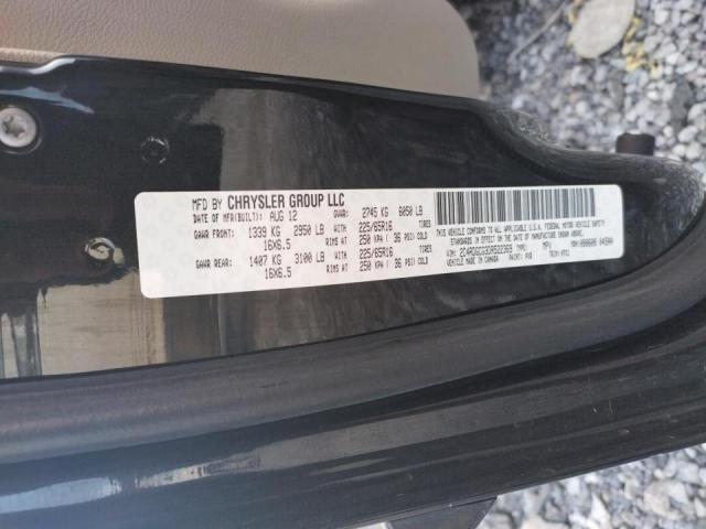Photo 10 from auction – 2013 DODGE GRAND CARA with VIN 2C4RDGCG3DR522369