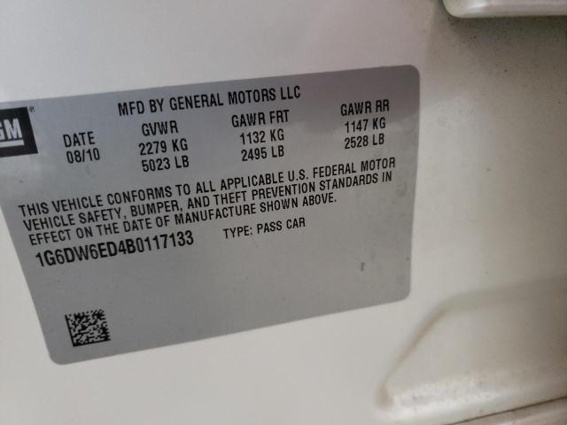 Photo 10 from auction – 2011 CADILLAC STS LUXURY with VIN 1G6DW6ED4B0117133