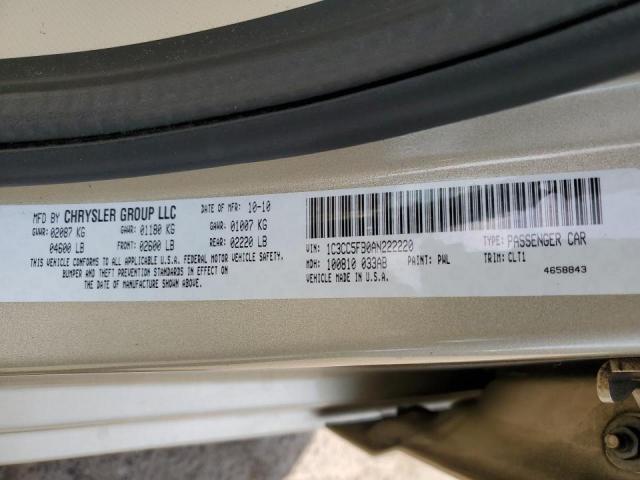 Photo 10 from auction – 2010 CHRYSLER SEBRING LI with VIN 1C3CC5FB0AN222220
