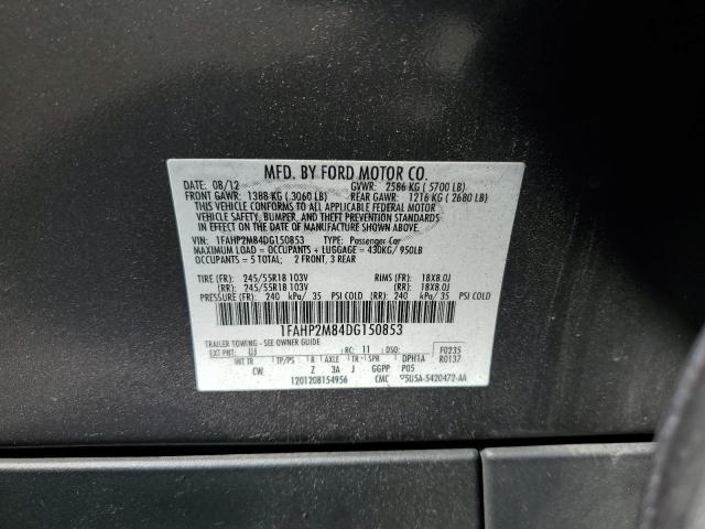 Photo 10 from auction – 2013 FORD TAURUS POL with VIN 1FAHP2M84DG150853