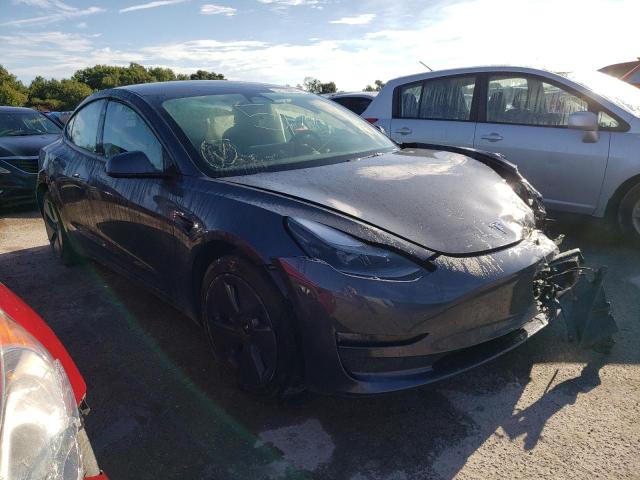 TESLA MODEL 3 2022 with VIN 5YJ3E1EB2NF183599 - Photo from auction