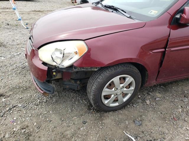 Photo 9 from auction – 2009 HYUNDAI ACCENT GLS with VIN KMHCN46C19U341173