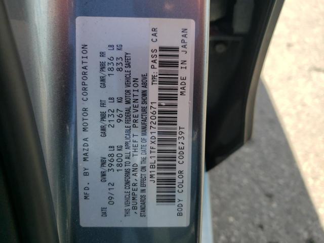 Photo 10 from auction – 2013 MAZDA 3 I with VIN JM1BL1TFXD1720671