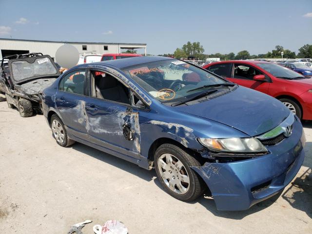 HONDA CIVIC LX 2010 with VIN 19XFA1F57AE085489 - Photo from auction
