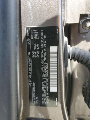 Photo 10 from auction – 2011 VOLVO S80 3.2 with VIN YV1952AS3B1148137