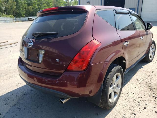 Photo 4 from auction – 2005 NISSAN MURANO SL with VIN JN8AZ08TX5W325952