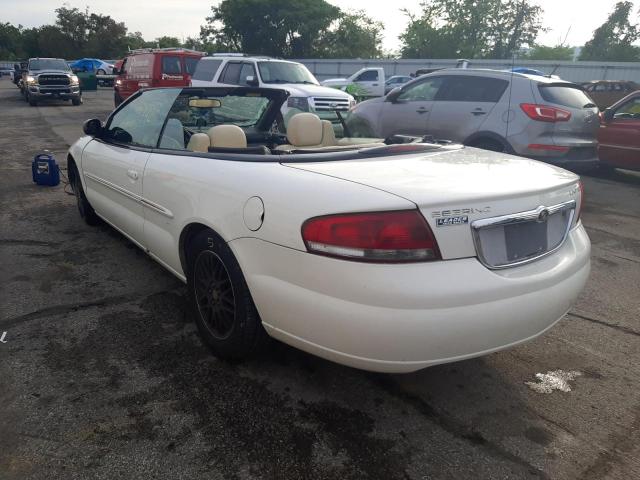 Photo 3 from auction – 2003 CHRYSLER SEBRING with VIN 1C3EL65R23N563652