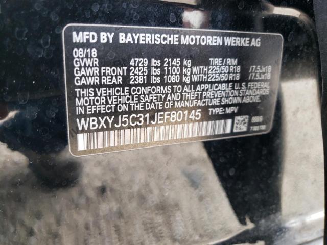 Photo 10 from auction – 2018 BMW X2 XDRIVE2 with VIN WBXYJ5C31JEF80145