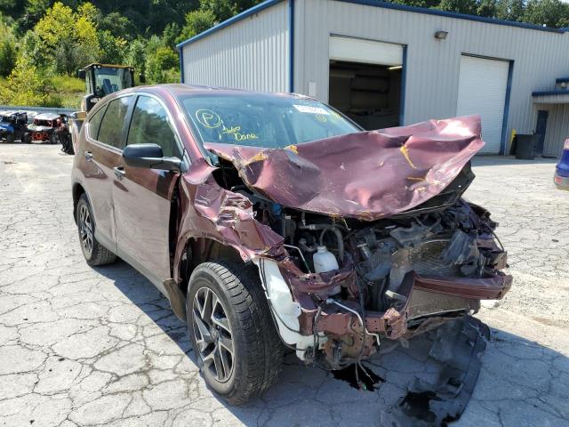 HONDA CR-V SE 2016 with VIN 2HKRM3H45GH518462 - Photo from auction