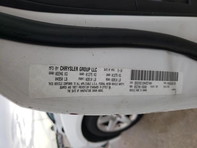 Photo 10 from auction – 2010 DODGE CHARGER with VIN 2B3CA3CV2AH257484