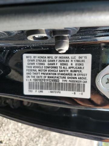 Foto 10 de la subasta – 2015 HONDA CIVIC EX con VIN 19XFB2F81FE249503