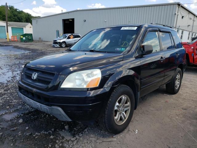 Photo 2 from auction – 2005 HONDA PILOT EXL with VIN 5FNYF185X5B066281
