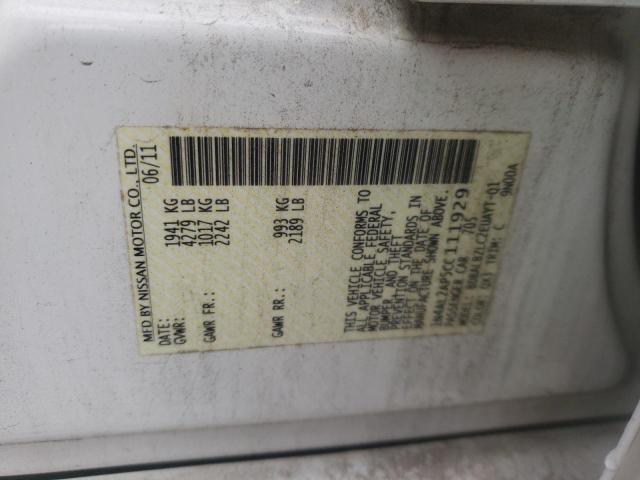 Photo 10 from auction – 2012 NISSAN ALTIMA BAS with VIN 1N4AL2AP5CC111929