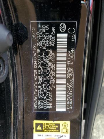 Photo 10 from auction – 2013 LEXUS ES 350 with VIN JTHBK1GG1D2014459
