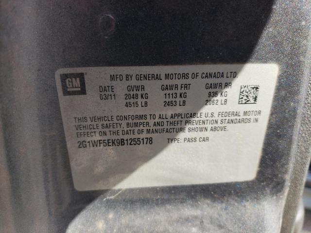 Photo 10 from auction – 2011 CHEVROLET IMPALA LS with VIN 2G1WF5EK9B1255178