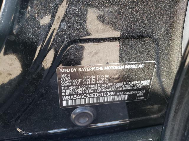 Photo 10 from auction – 2014 BMW 528 I with VIN WBA5A5C54ED510369