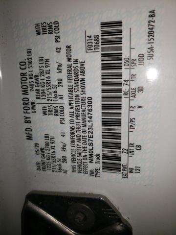 Photo 10 from auction – 2020 FORD TRANSIT CO with VIN NM0LS7E23L1476300