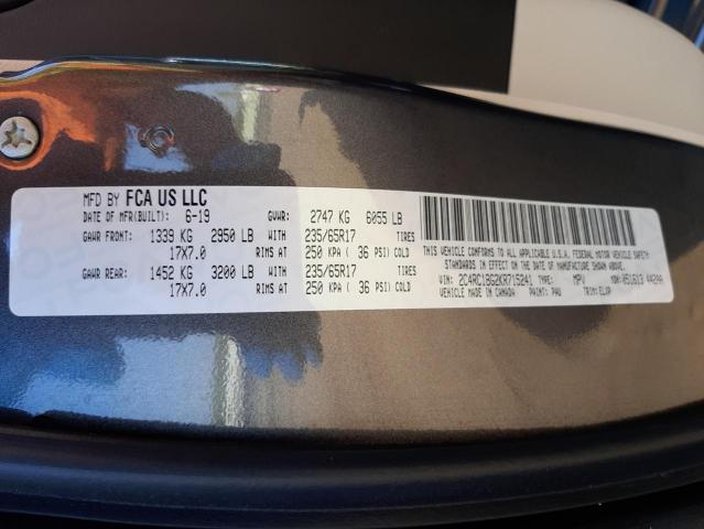 Photo 10 from auction – 2019 CHRYSLER PACIFICA T with VIN 2C4RC1BG2KR715241