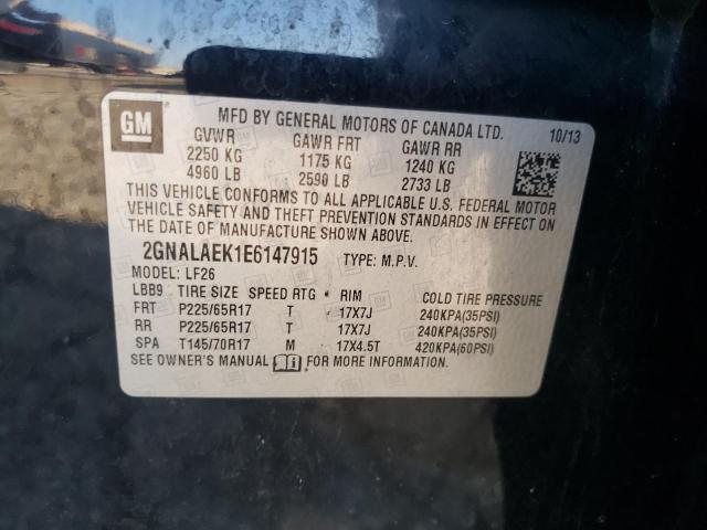 Photo 10 from auction – 2014 CHEVROLET EQUINOX LS with VIN 2GNALAEK1E6147915