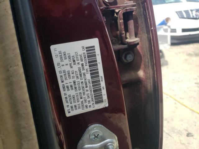 Photo 10 from auction – 2012 ACURA TSX with VIN JH4CU2F49CC013497