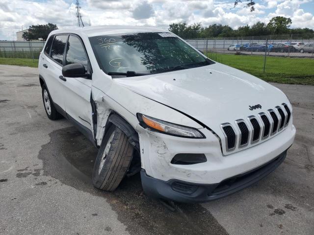 JEEP CHEROKEE S 2016 with VIN 1C4PJLAB0GW160027 - Photo from auction