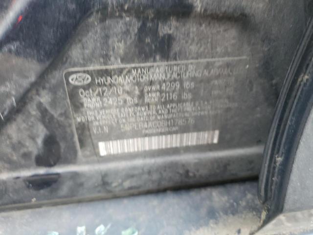 Photo 10 from auction – 2011 HYUNDAI SONATA GLS with VIN 5NPEB4AC0BH178576