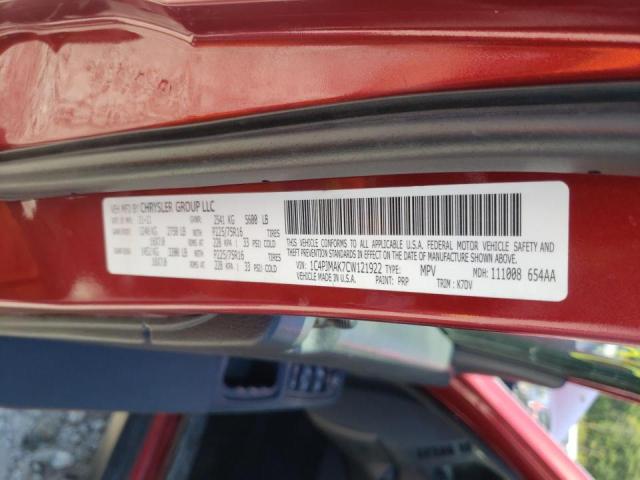 Photo 10 from auction – 2012 JEEP LIBERTY SP with VIN 1C4PJMAK7CW121922