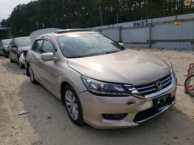 HONDA ACCORD EXL 2014 with VIN 1HGCR3F81EA019337 - Photo from auction