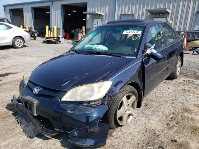 Photo 2 from auction – 2005 HONDA CIVIC EX with VIN 2HGES26795H567795