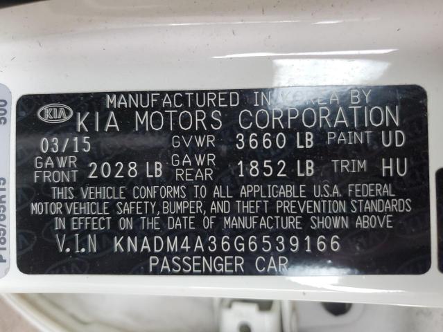 صورة رقم 10 من المزاد - 2016 KIA RIO LX مع VIN KNADM4A36G6539166
